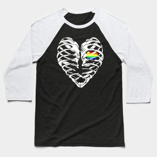 LGPT Pride Rainbow In Heart Costume Gift Baseball T-Shirt